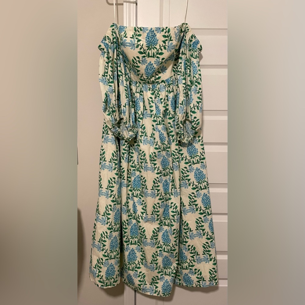 Anthropologie - Let Me Be long sleeve printed midi dress